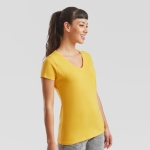CAMISETA VALUE-WEIGHT DE MUJER CUELLO PICO