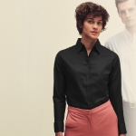 CAMISA OXFORD M/LARGA PARA MUJER
