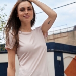 CAMISETA ALGODON ORGANICO TW02B #E150 MUJER