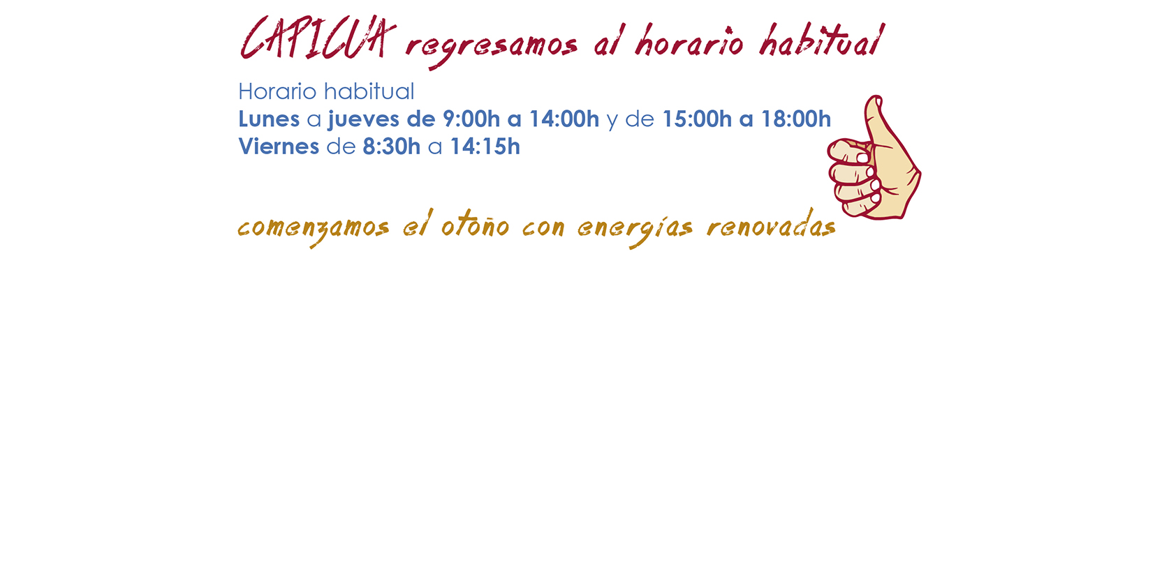 horario habitual