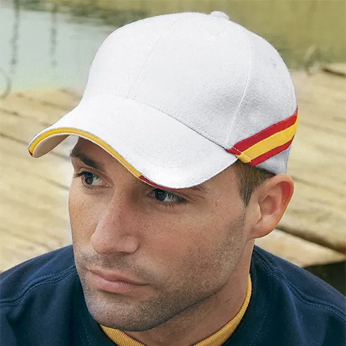 GORRA BANDERA ALGODON GRUESO 6 PANELES
